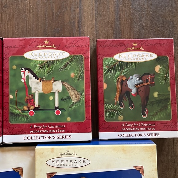 Hallmark Christmas Keepsake Ornament Lot “A Pony for Christmas” Series 1998-2004 - Picture 9 of 14